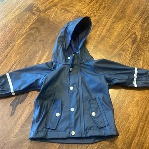 Hanna Anderson 6-12 mo navy rain jacket